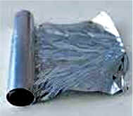 Place tin foil by or above feeder.